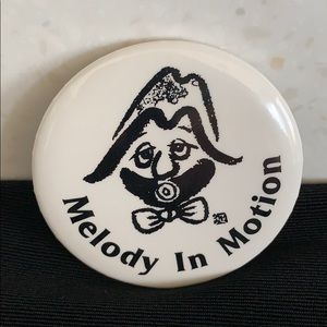 Vintage “Melody In Motion” Button Pin